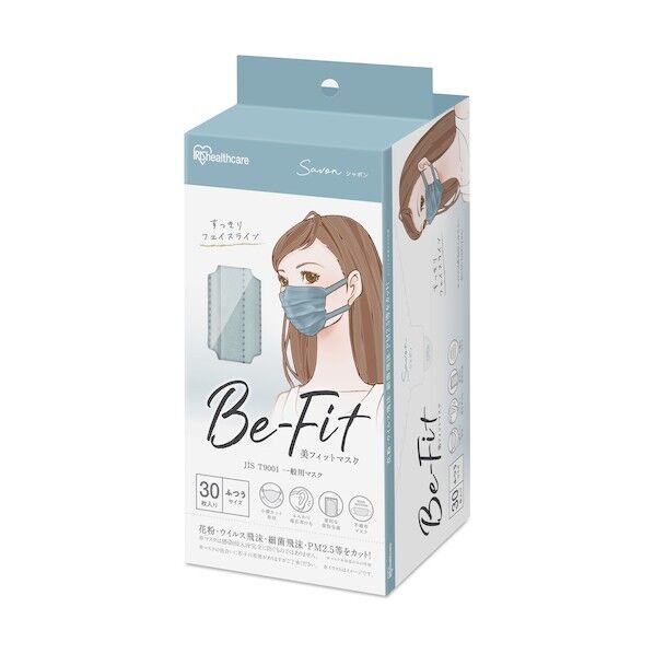 296516 美フィットマスク ふつうサイズ シャボン PK-B30MXF 30枚x50箱
