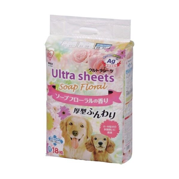 315613 ソープフローラル香り付ウルトラシーツ ダブルワイド US-18DWF 18枚x4袋