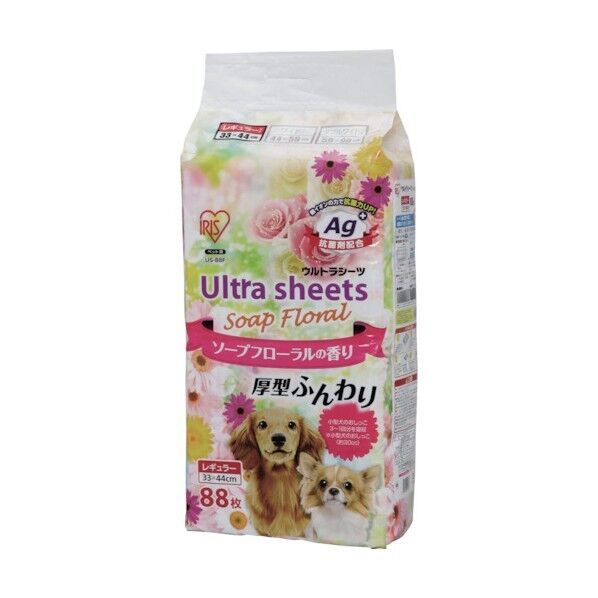 315611 ソープフローラル香り付ウルトラシーツ レギュラー US-88F 88枚x4袋