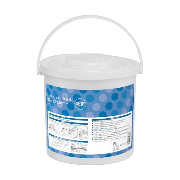 除菌ウェットシート アルコールタイプ業務用 AJB-1 300枚x6個