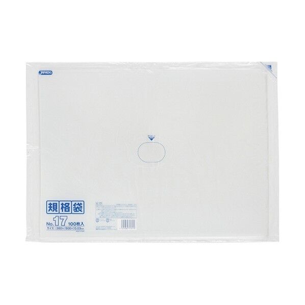 LD規格袋 No.17  透明 厚み0.03mm K-17 100枚x15冊