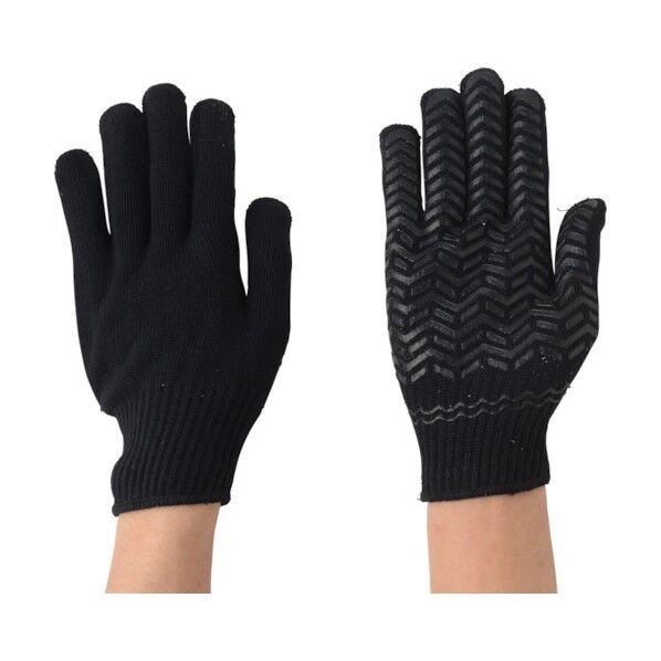 川西工業 メガライナー ブラック Lサイズ 2220-L 3双×5袋...