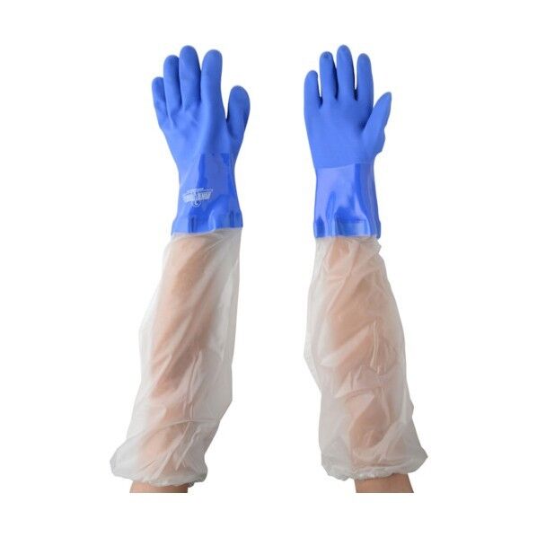 川西工業 耐油マックス腕カバー付 Lサイズ 2304-L 1点×10双...