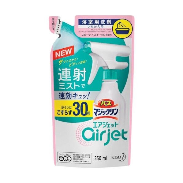 バスマジックリン エアジェット フルーティフローラル つめかえ用 350ml 393326 1点x24個
