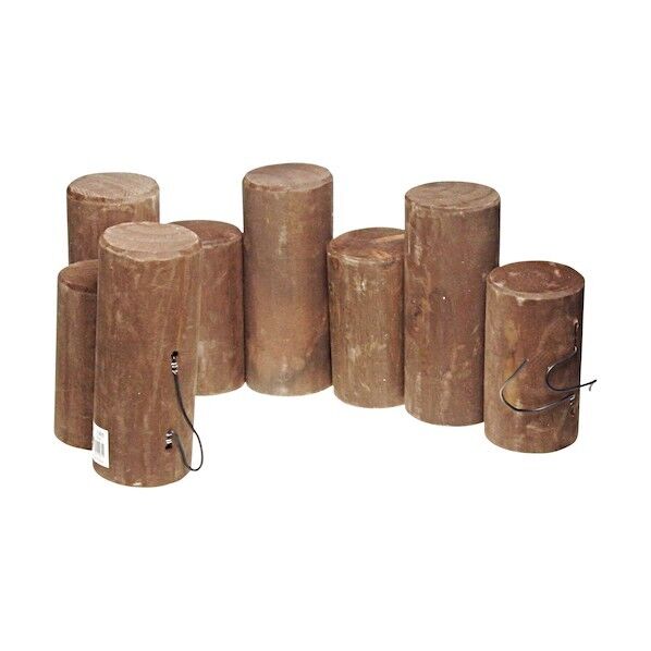 DB丸太連杭 φ7.5×H13H18cm G067 1点x6個