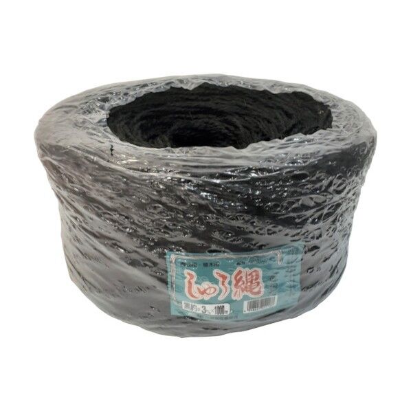 加藤伝蔵商店 棕櫚縄3φ黒1000m K010 1点×2個...