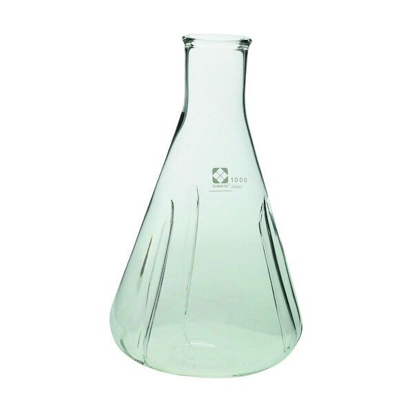 振盪三角フラスコ バッフル付 1L 016310-1000A 3個