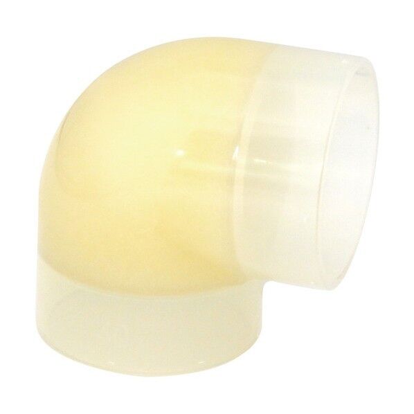 KCドレン透明継手90°エルボ 20 137921 1点x4個