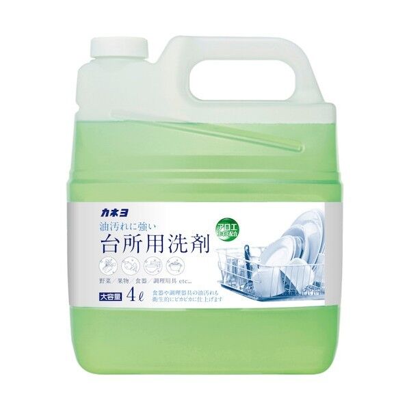 カネヨ石鹸 台所用洗剤 4L 203081 1点×3個...