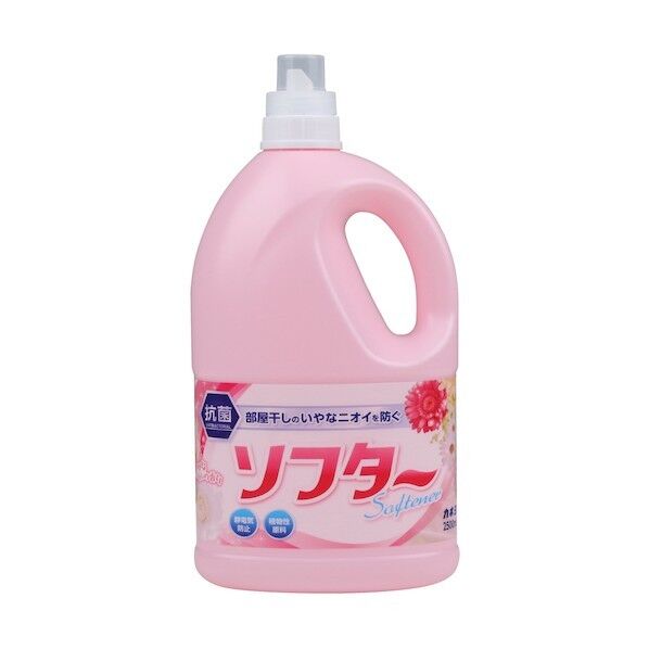 カネヨ石鹸 抗菌剤入りソフターピンク2500 602022-A 1点×6個...