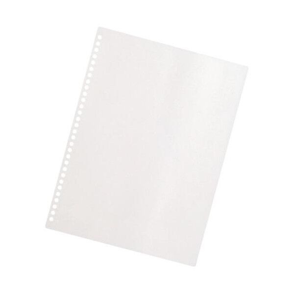 LIHIT LAB. スライドリング表紙 クリスタル A4 F3127クリスタル 1枚×5枚...