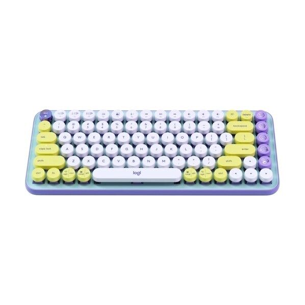 ロジクール POP KEYS メカニカルワイヤレスキーボード パープル K730PL 1個×4個...