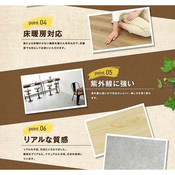 アサヒペン JOINT-LOCK(フロアタイル) 183mm×915mm×4mm JL-04 10枚