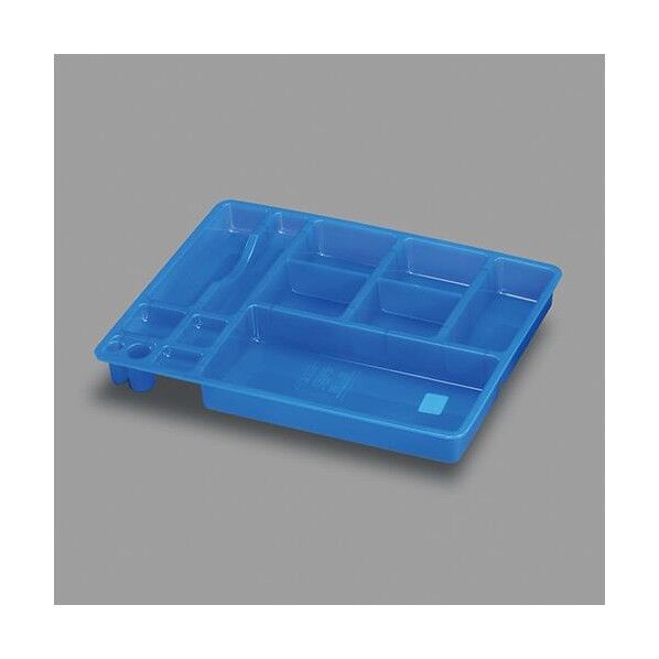320x425x48mmデスク引出し用トレー[ブルー]