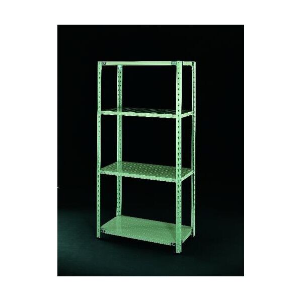 1200x1800mm4段ボルトレススチール棚 EA976B-44 1