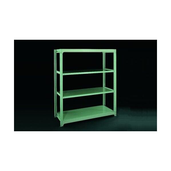 1250x1800mm4段ボルトレススチール棚 EA976C-44 1