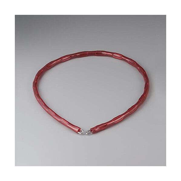 5.0x900mm[ビニールカバ-付]ステンレスチェーン[赤] EA980SS-52 1