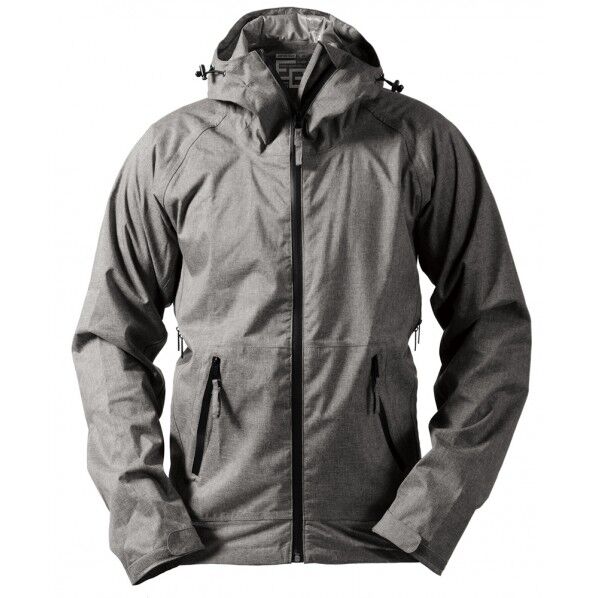 EGレインジャケット ミックスグレー L AS-800 1着