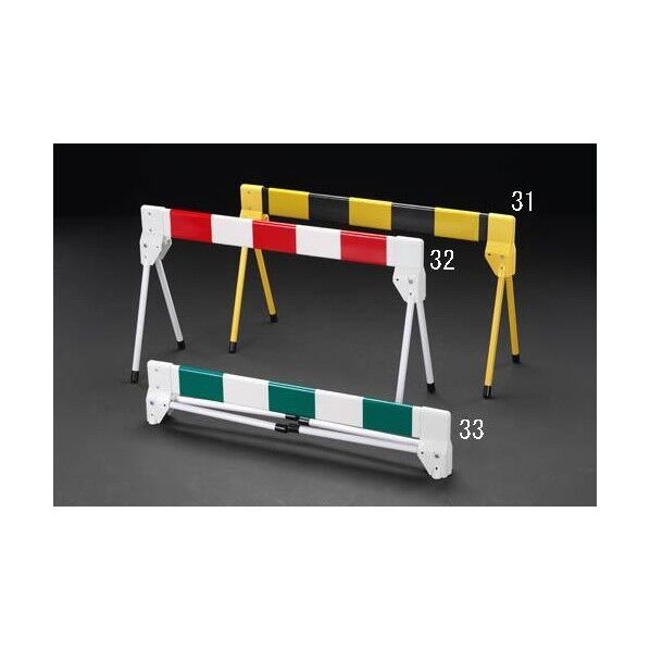 折りたたみ式バリケード(黄/黒) EA983FV-31 1