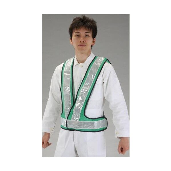 超高輝度青色LEDベスト(グリーン)