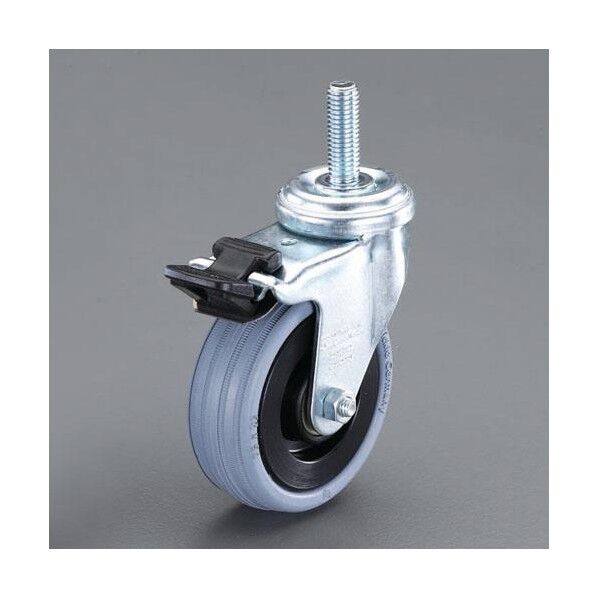 100mm[M10ネジ]自在キャスター[ブレーキ付]