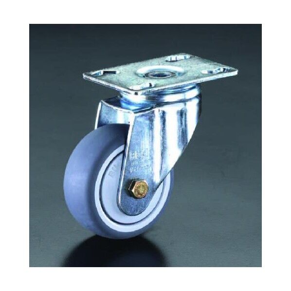 150mm[自在金具]ホイルカバー付キャスター