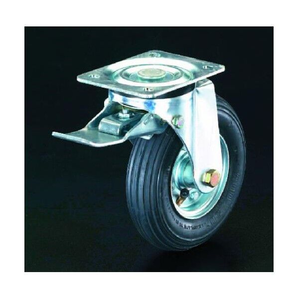 260mm[自在金具]空気入キャスター[B付]