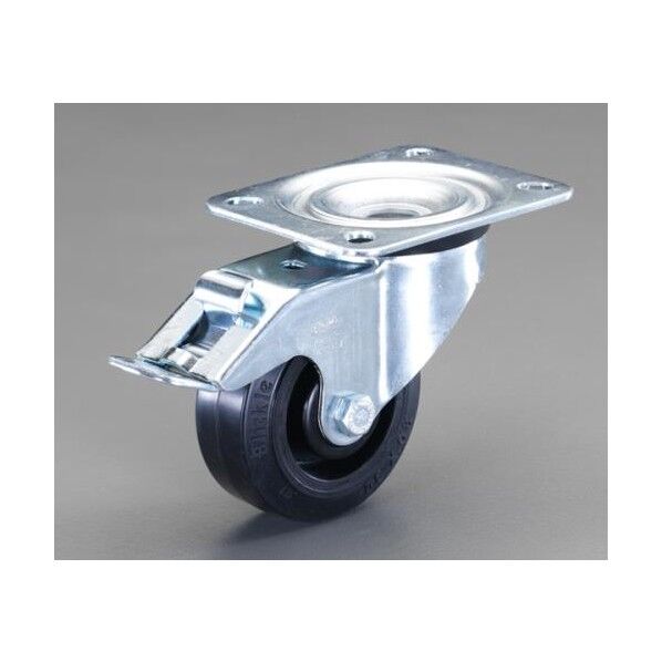 80mm[自在金具]キャスター[ブレーキ付]