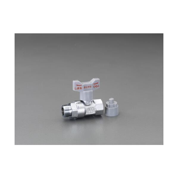 Rc3/4 xG3/4 逆止弁付ボールバルブ 76×52.5mm EA425A-6 1