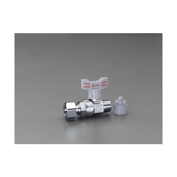 R1/2 xG1/2 逆止弁付ボールバルブ(片ナット付)