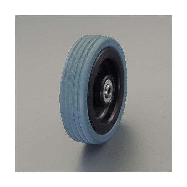 80x25mm[ラバータイヤ]ナイロン車輪 EA986MF-80 1