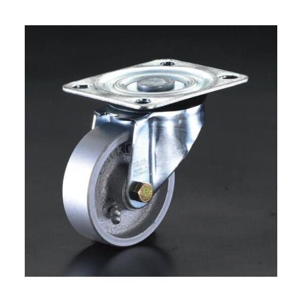 250mm[自在金具]スティール車輪キャスター