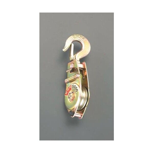 75mm/350kg[フック付]滑車