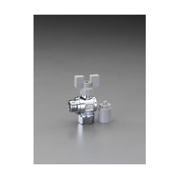 G1/2 xG1/2 L型ボールバルブ(片ナット付)