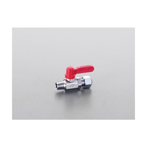 R3/8 x10.0mmミニボールバルブ(ロングハンドル)