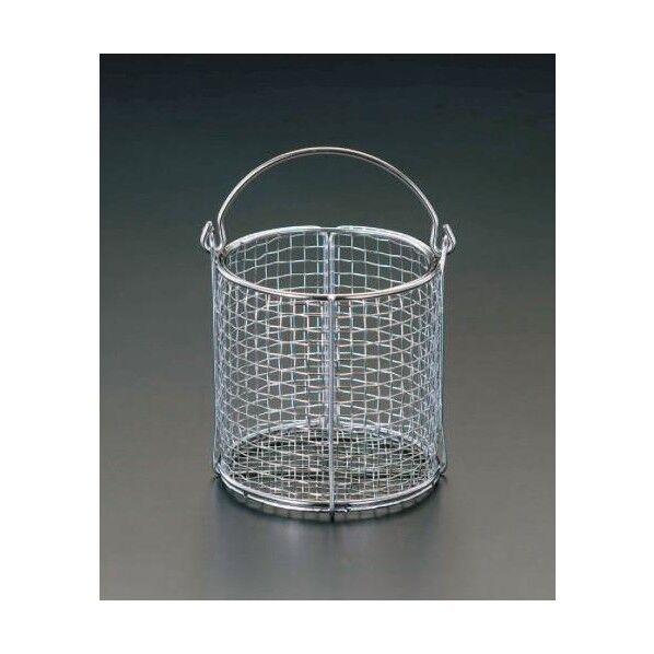 270x270mm[ステンレス製]丸型洗浄かご