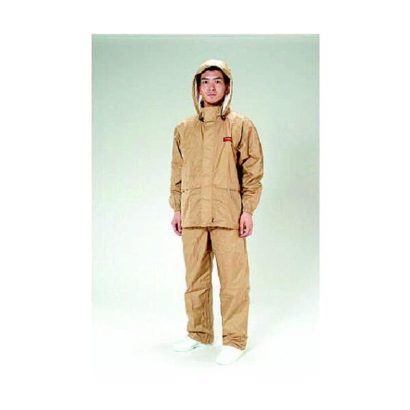 [Ｌ]透湿型レインスーツ[カーキ]