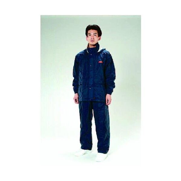[3L]透湿型レインスーツ[ネイビー]