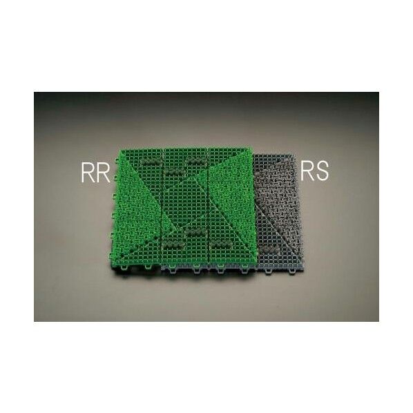 300x300x24mm[グレー]連結ブラシマット