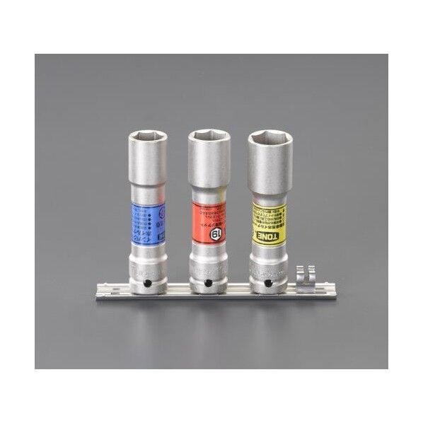 ホイルナット用薄形ロングインパクトソケットセット 1/2sq EA164GV-3 1