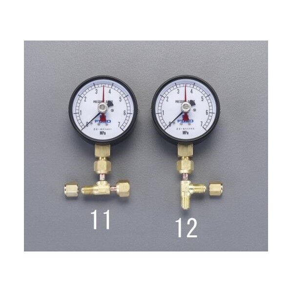 置針式圧力計(アダプター付/ユコ型)