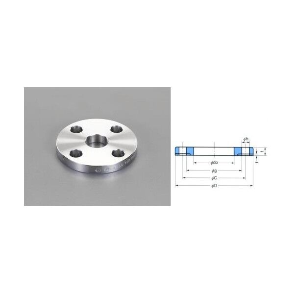 溶接差込みフランジ(ステンレス製) 1/2 ・5K EA469FH-4 1