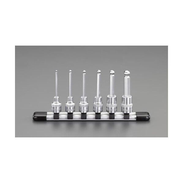 ボールポイントヘックスビットソケットセット 3/8sq EA618JH-1 1