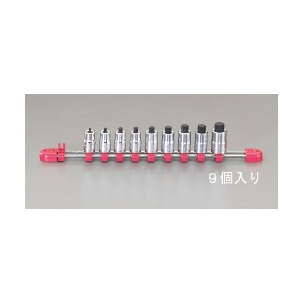 スタビーヘックスビットソケットセット 3/8 sq EA618PT 1