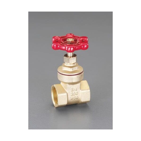 NPT1''ゲートバルブ(真鍮製)