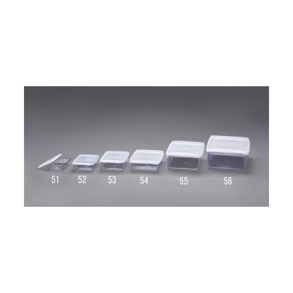 ［スチロール］シール容器(角型) 200ml EA508AM-51