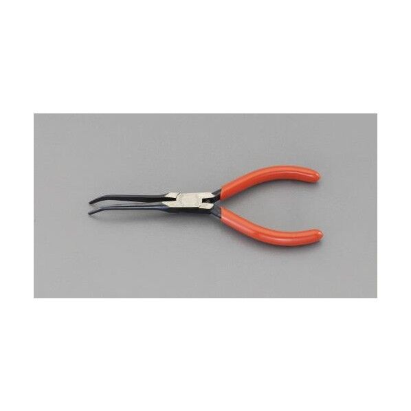 先曲ロングニードルノーズプライヤー(ギザなし) 150mm EA535PD-150 1
