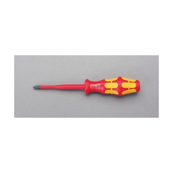 ［＋］絶縁ドライバー(先細型) #1x80mm EA560WE-21