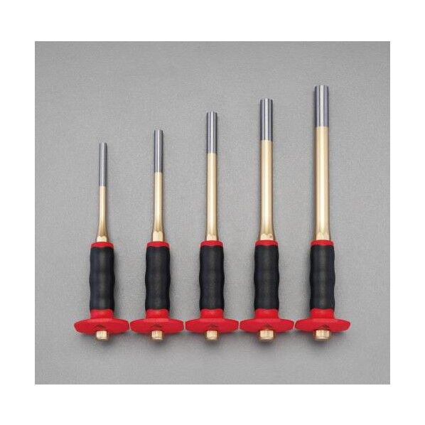 ロング平行ピンポンチ(グリップ付) 8-16mm EA572DP