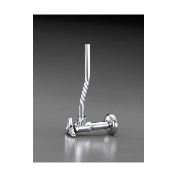 R1/2 アングル型止水栓(200mm給水管付)